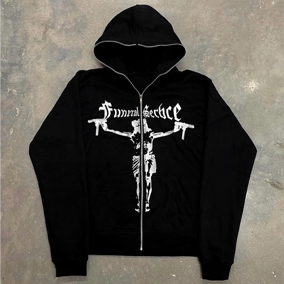 Funeral service hoodie